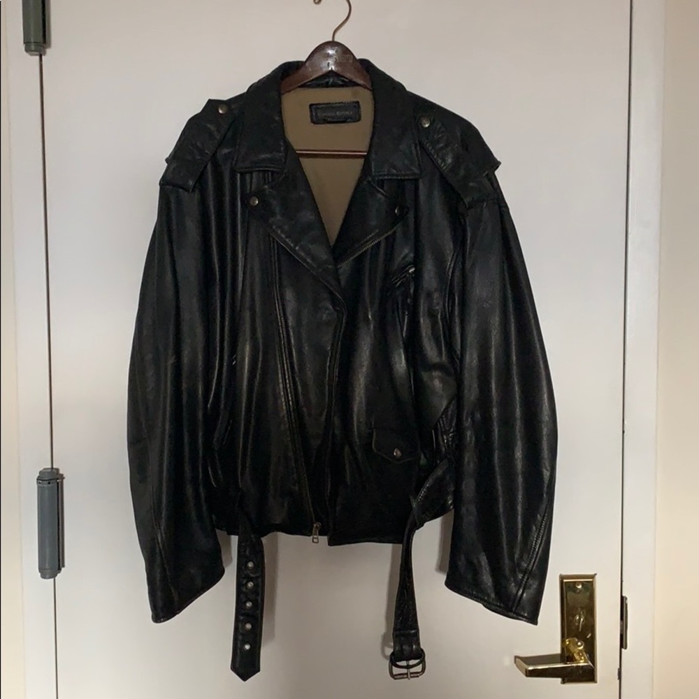 Banana Republic Classic Mens Motorcycle Jacket .